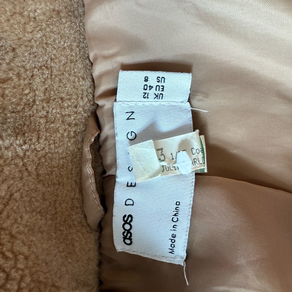 ASOS Teddy Coat - Picture 3 of 3